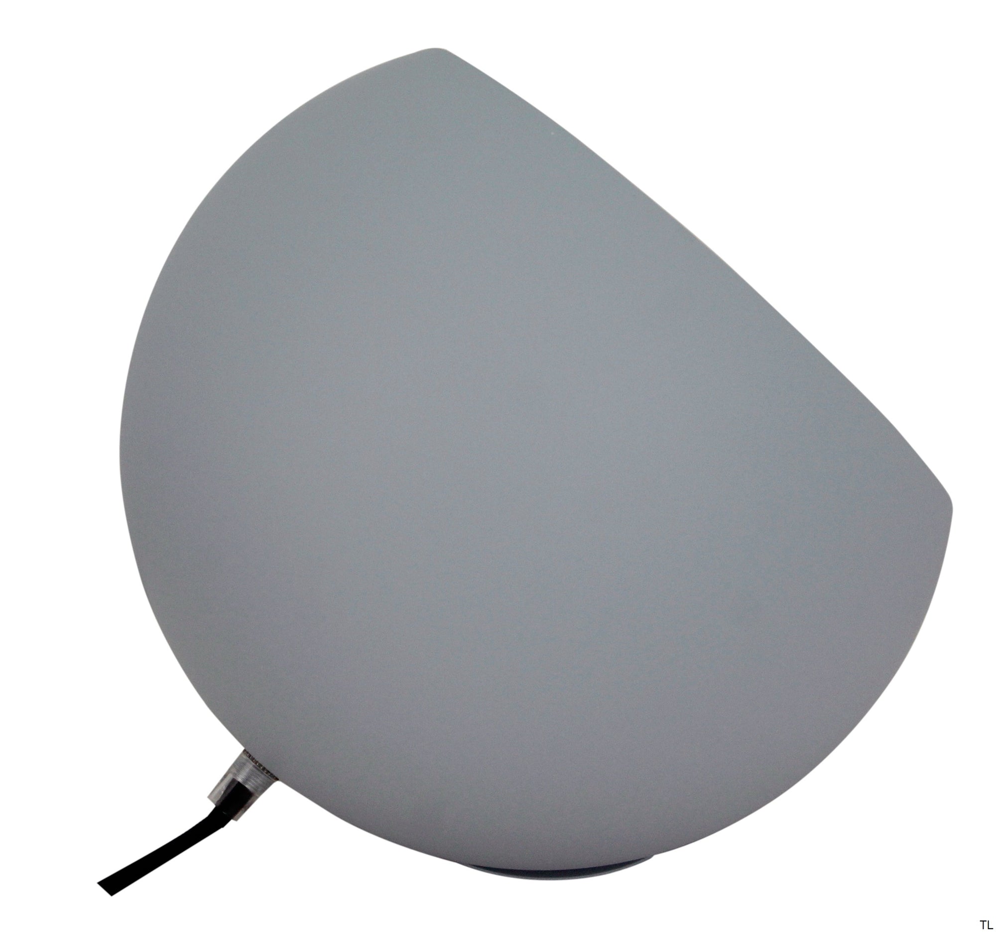 Chericoni Occhio tafellamp, Ø 20 cm, grijs design in ijzer en metaal, ideaal voor moderne en klassieke interieurs.
