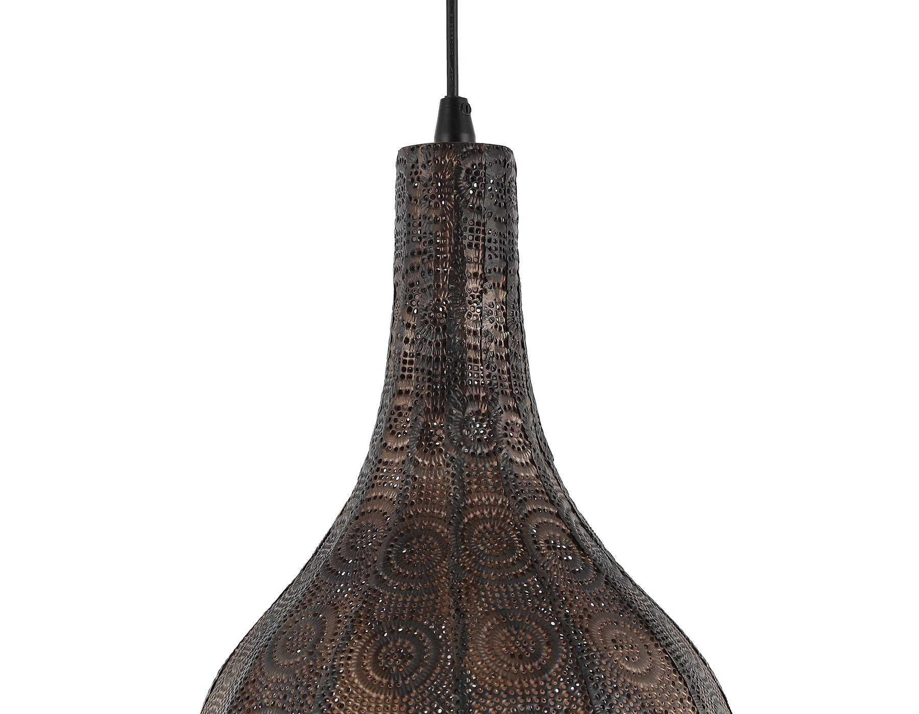 Stijlvolle Chericoni Rolo hanglamp, Ø25 cm, zwart, met E27 fitting, perfect voor minimalistische interieurs.