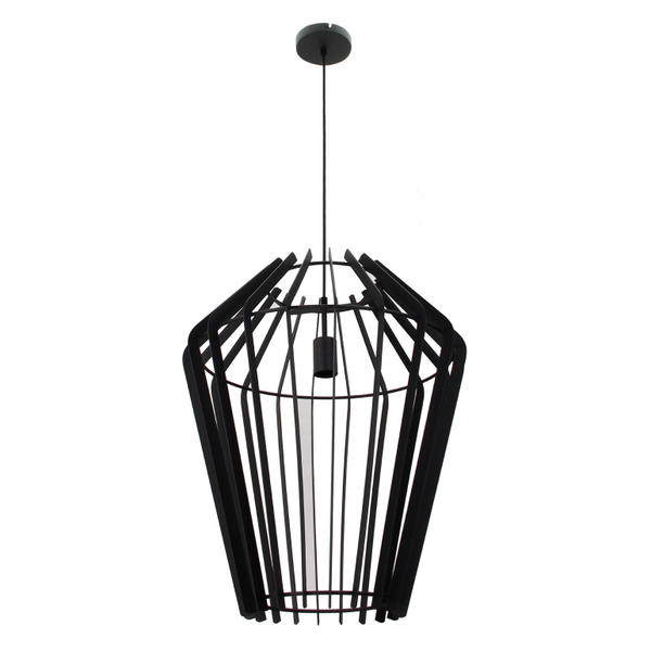 Chericoni Tavola hanglamp in zwart, 1 lichts met E27 fitting, Ø50 cm, uitgevoerd in een modern en minimalistisch design.
