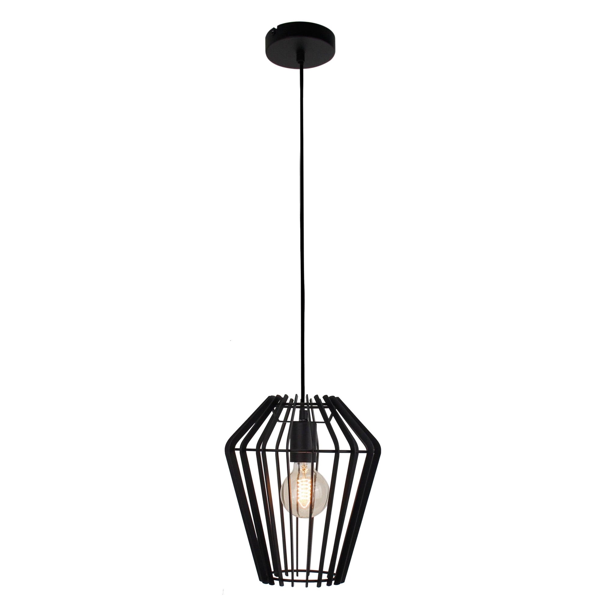 De Chericoni Tavola hanglamp in zwart met diameter Ø25 cm. Een moderne, stijlvolle hanglamp die een subtiele en eigentijdse uitstraling biedt voor je interieur.