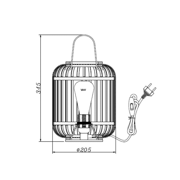 De Various Woven tafellamp in grijs heeft een Ø20,5 cm kap. Een moderne, stijlvolle tafellamp die een eigentijdse uitstraling biedt voor elk interieur.