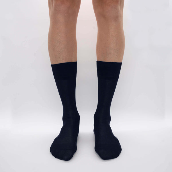 Chiffon Short Socks Box in Filoscozia® - 6 Pairs Blue