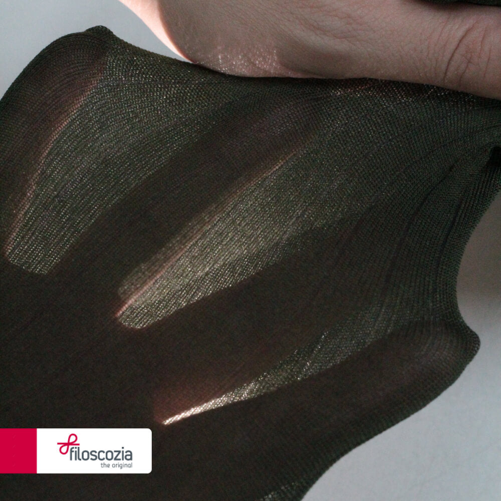 Chiffon in Filoscozia® micro-rib - Korte fijne gebreide sokken