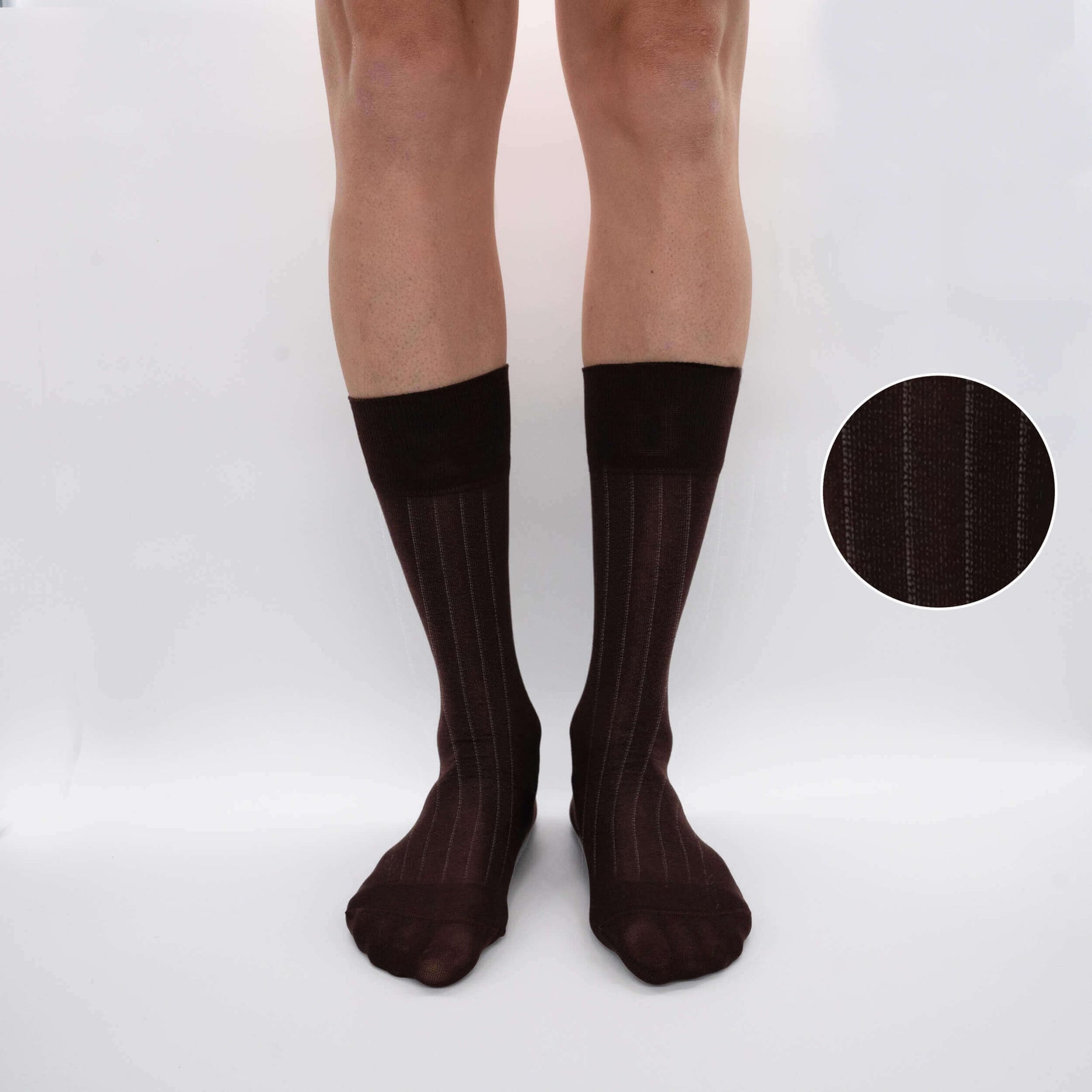 Chiffon en Filoscozia® micro-rib - Calcetines cortos de punto fino