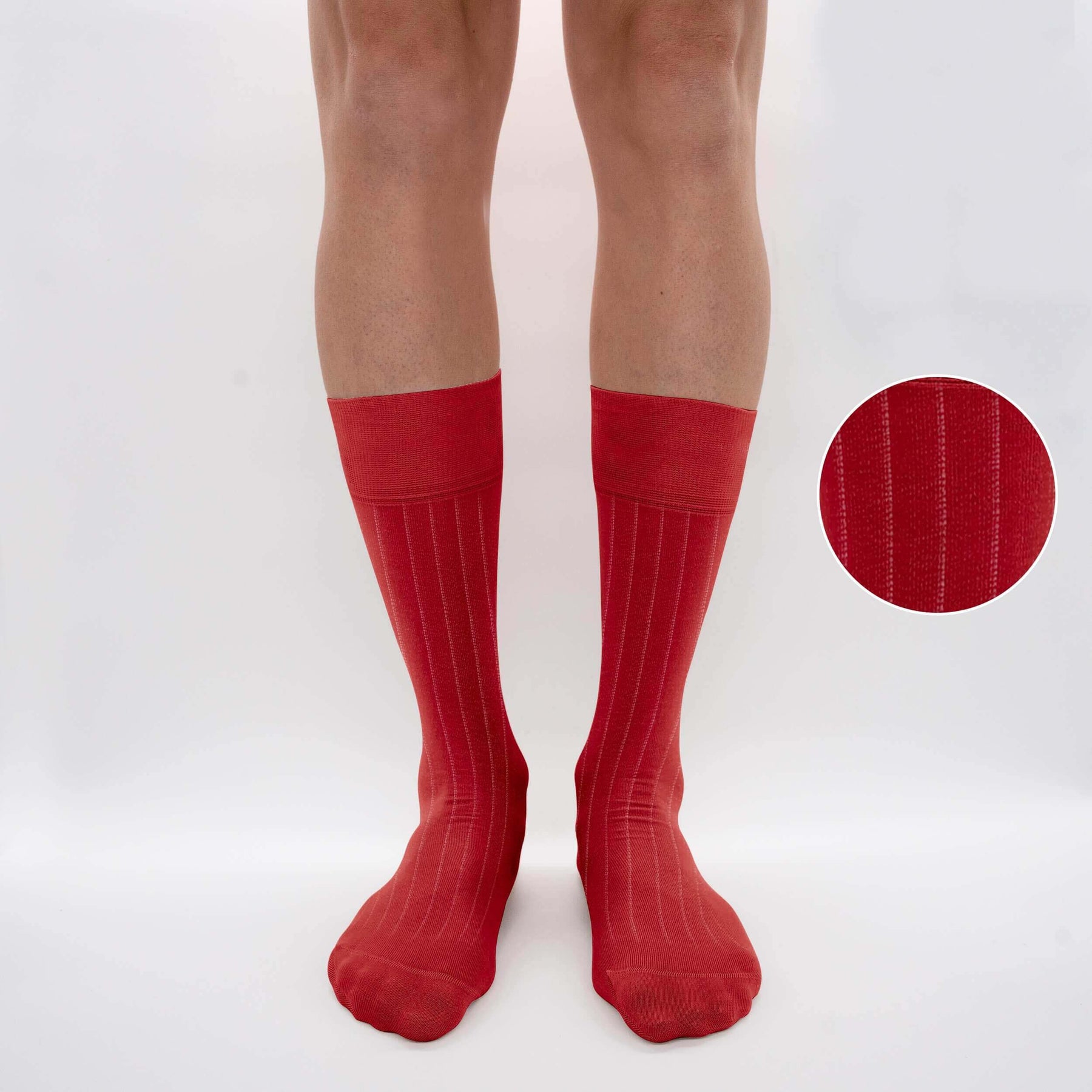 Chiffon en Filoscozia® micro-rib - Calcetines cortos de punto fino
