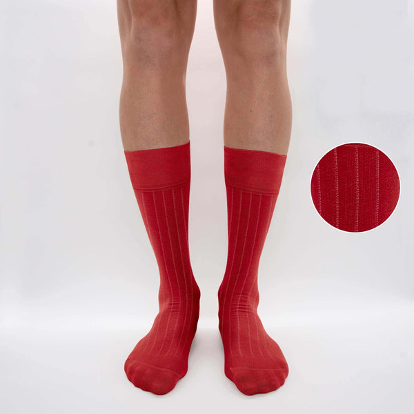 Chiffon en Filoscozia® micro-rib - Calcetines cortos de punto fino