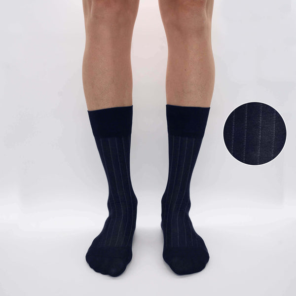 Chiffon in Filoscozia® micro-rib - Korte fijne gebreide sokken