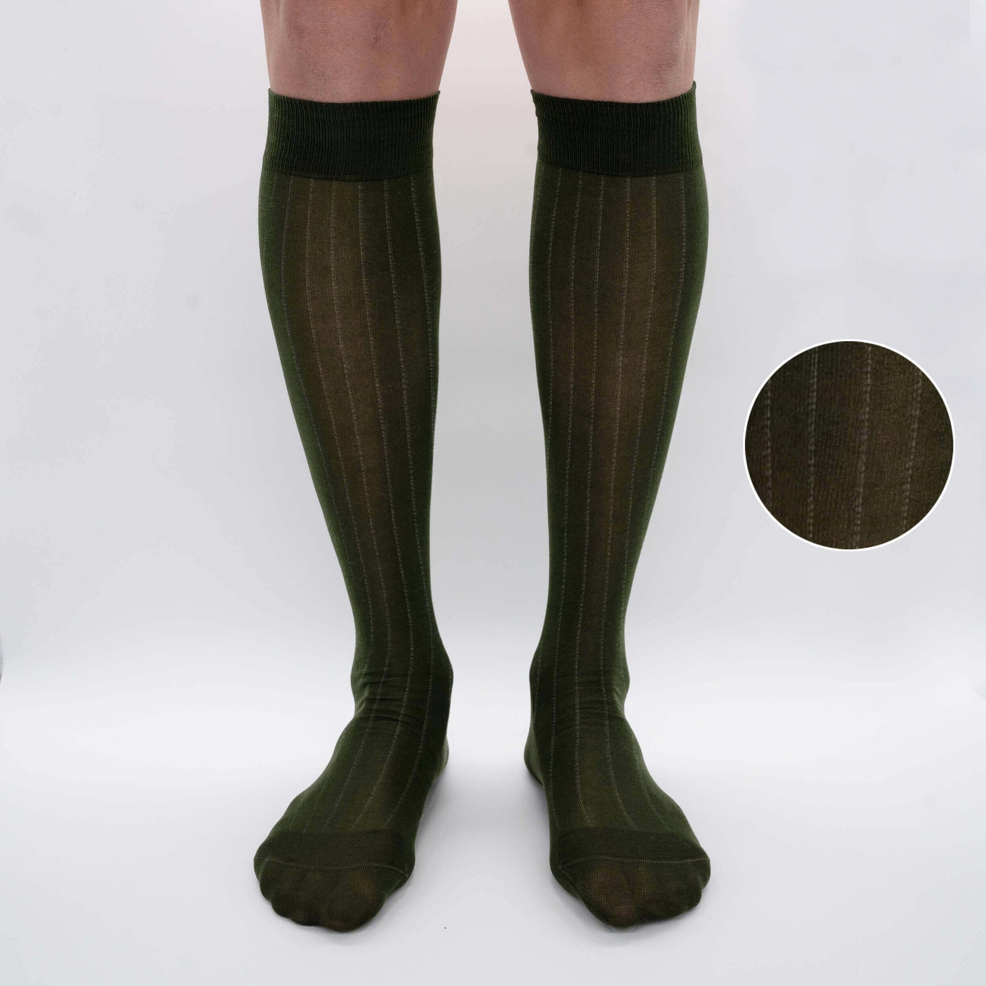 Chiffon in Filoscozia® micro-rib - Long fine knit stockings