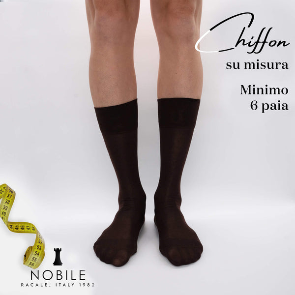 Taglia su misura - Chiffon corta in Filoscozia® (da 6 paia in su)