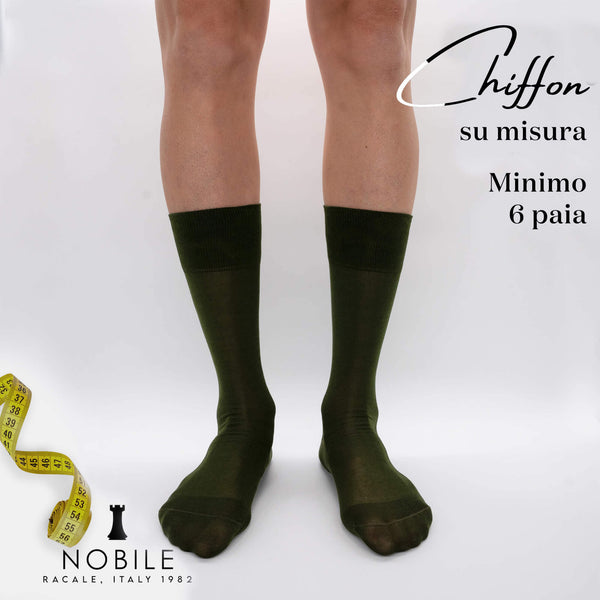 Taille personnalisée - Chiffon court en Filoscozia® (à partir de 6 paires)