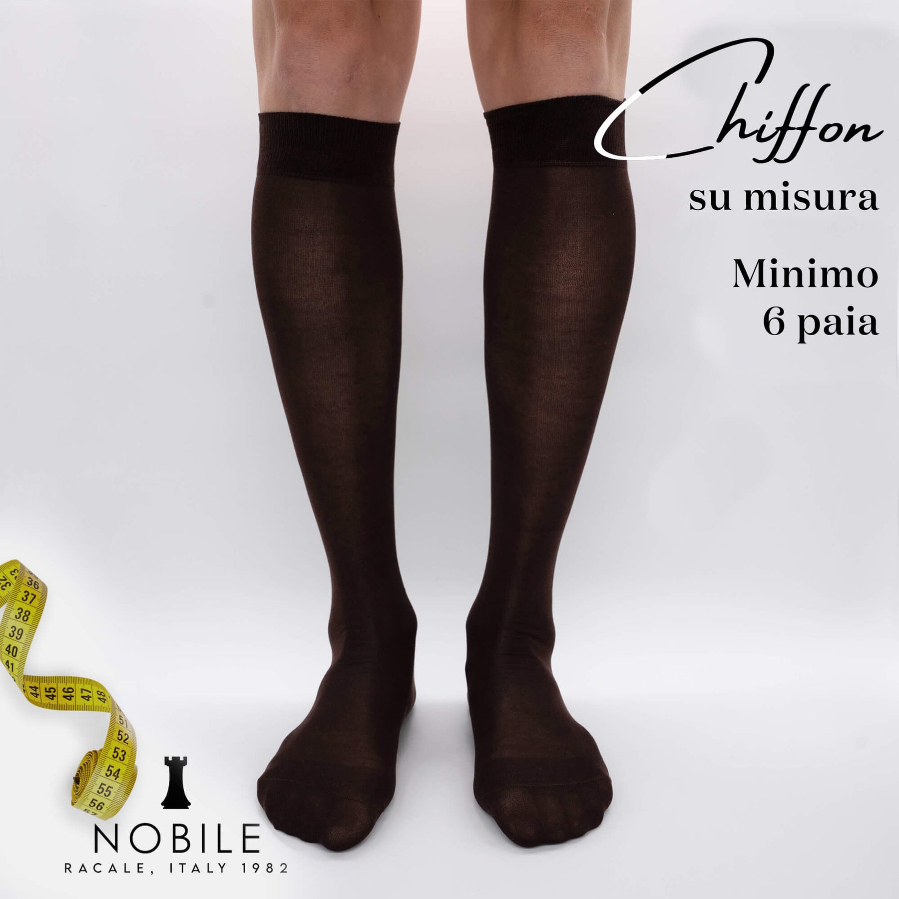 Custom size - Long chiffon in Filoscozia® (from 6 pairs onwards)