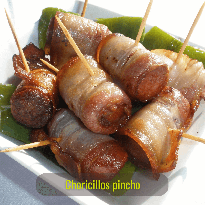 Brochetas de Chorizo a la Parrilla