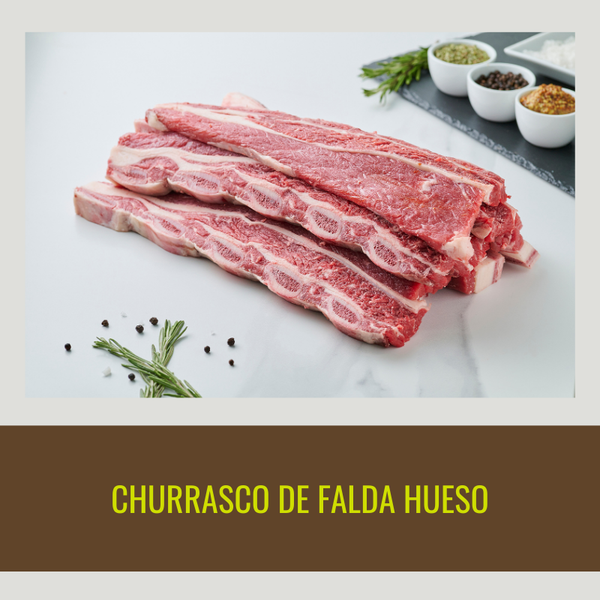 2 kg de Churrasco de falda hueso