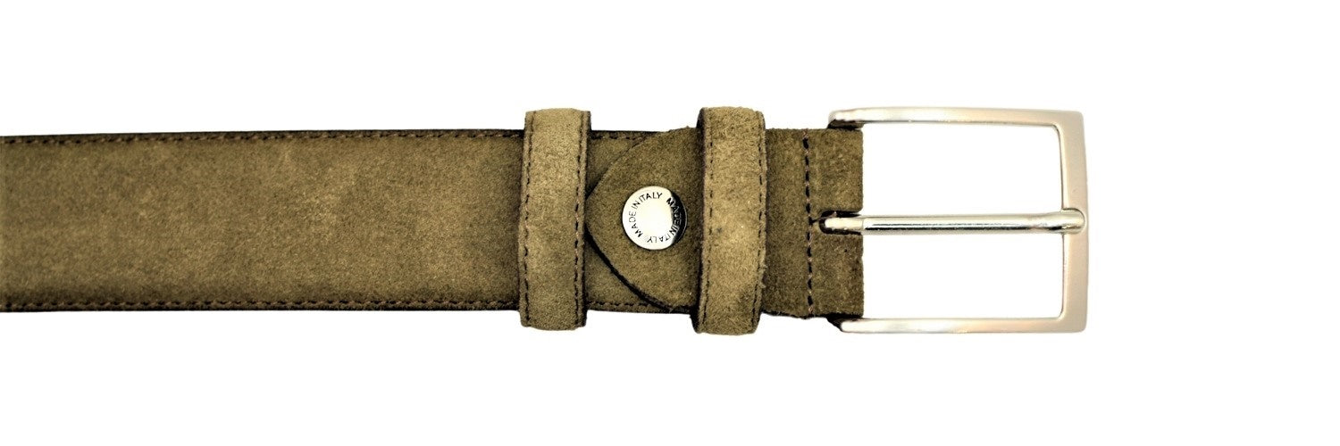 Leather Belt - Sand Suede