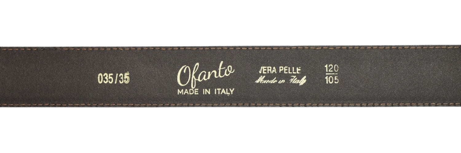 Leather Belt - Sand Suede