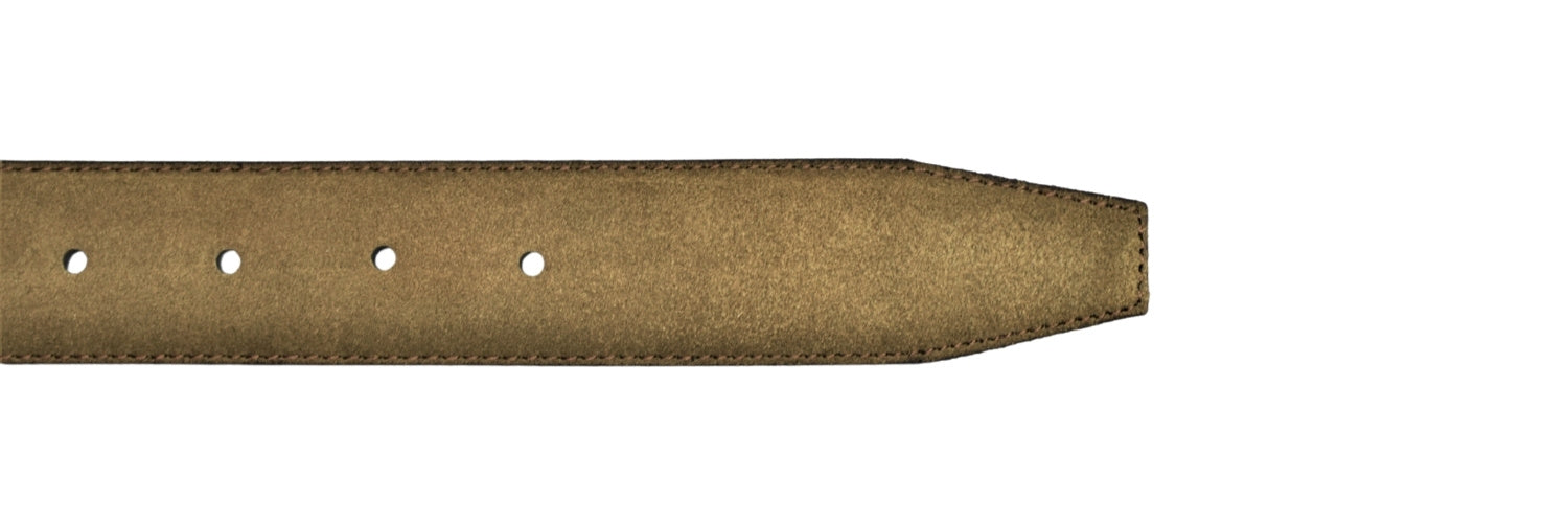 Leather Belt - Sand Suede