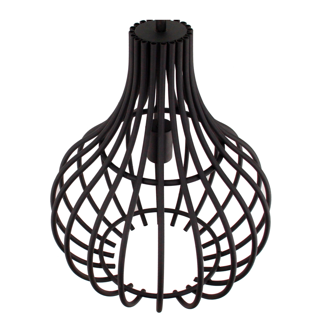 Schwarze Cipolle Pendelleuchte – 1-flammig, E27, modernes Design für stilvolle Beleuchtung
