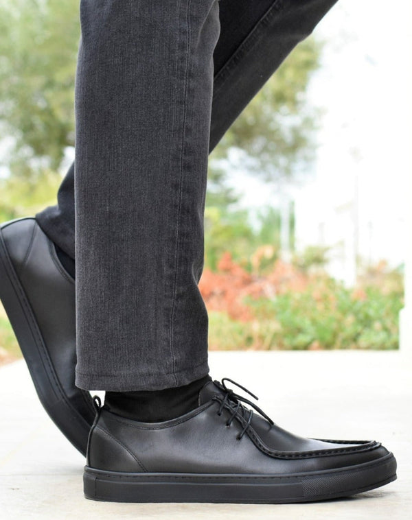 CISTERNINO - Volledig Zwart Leer