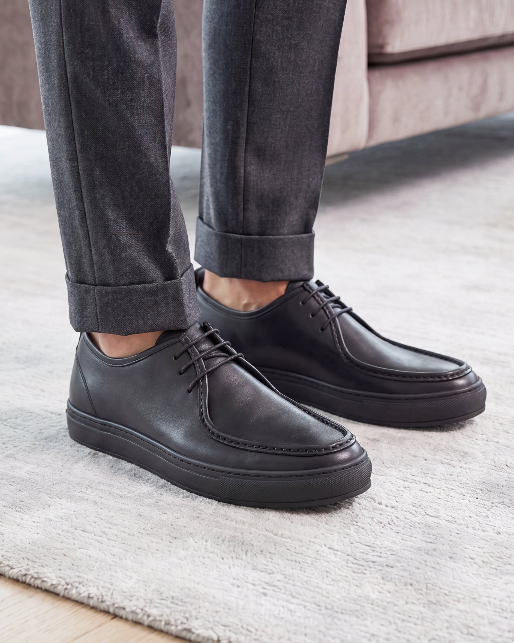 CISTERNINO - Full Black Leather