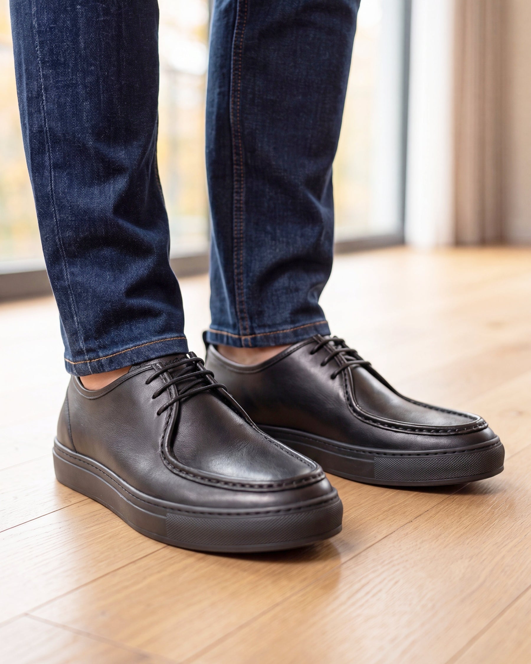 CISTERNINO - Full Black Leather