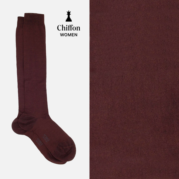 Mercerized Egyptian Cotton Knee-Highs Filoscozia®