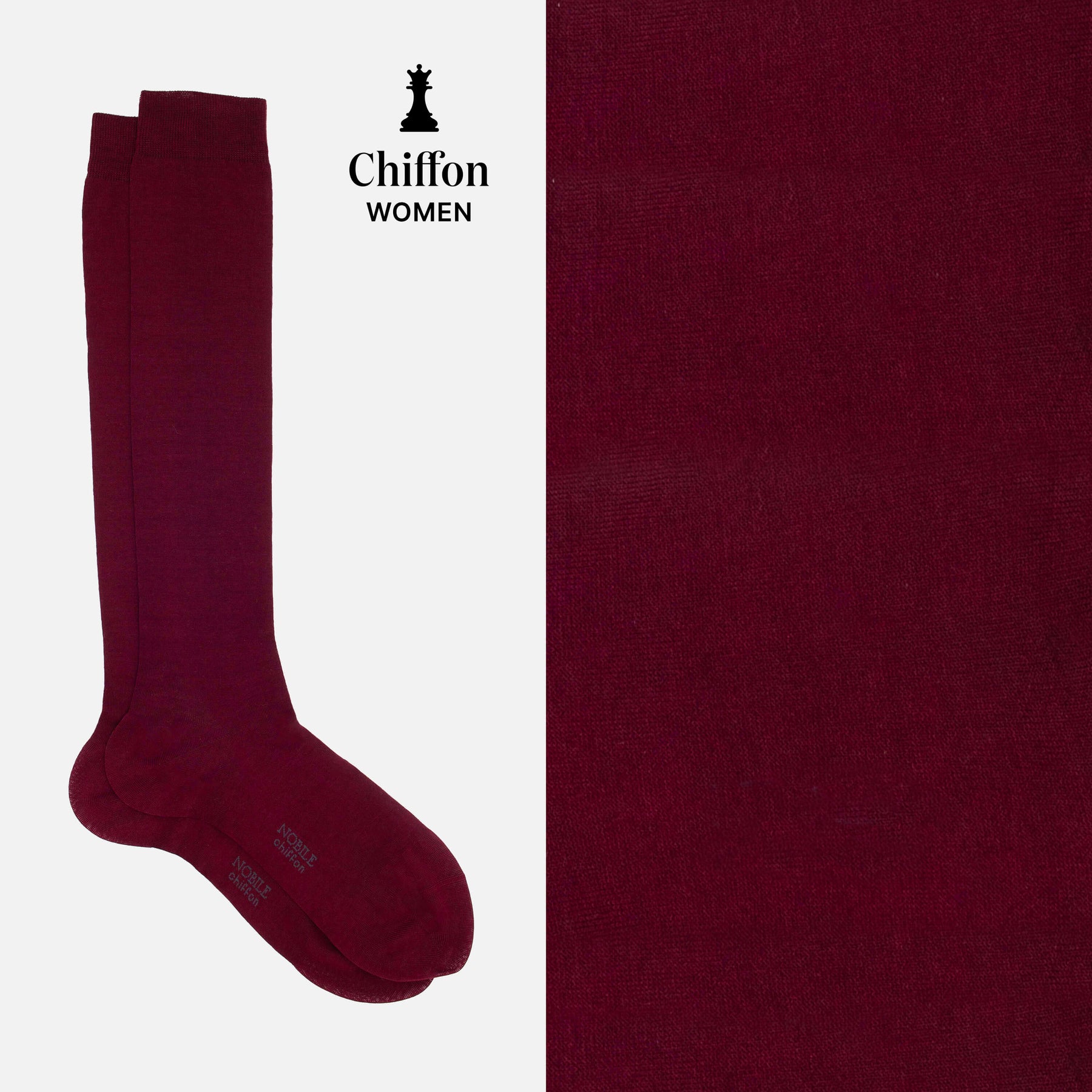 Mercerized Egyptian Cotton Knee-Highs Filoscozia®