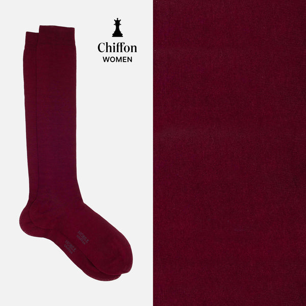 Mercerized Egyptian Cotton Knee-Highs Filoscozia®