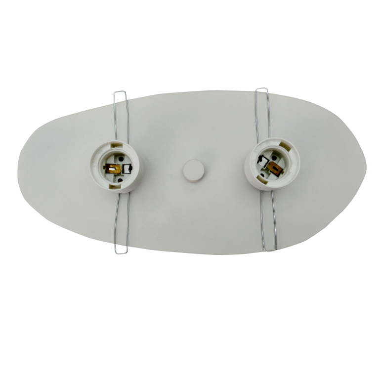 Dubbele plafondlamp – Chericoni Colorato – 2 lichts – blauw metaal