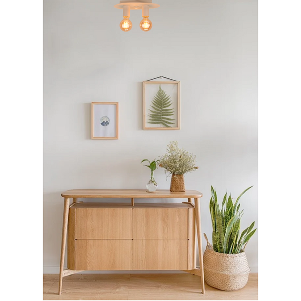 Plafondlamp cream – Chericoni Colorato – 2 lichts – eigentijds