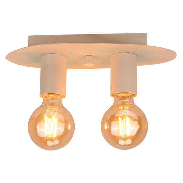 Chericoni Colorato plafondlamp – 2 lichts – cream – modern design