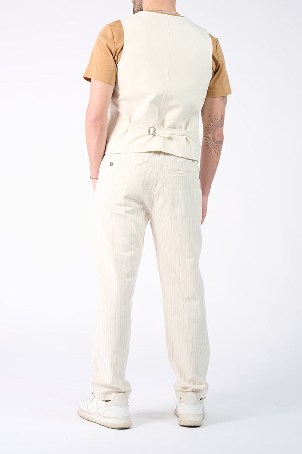 Gilet Uomo Gessato - Barone Firenze