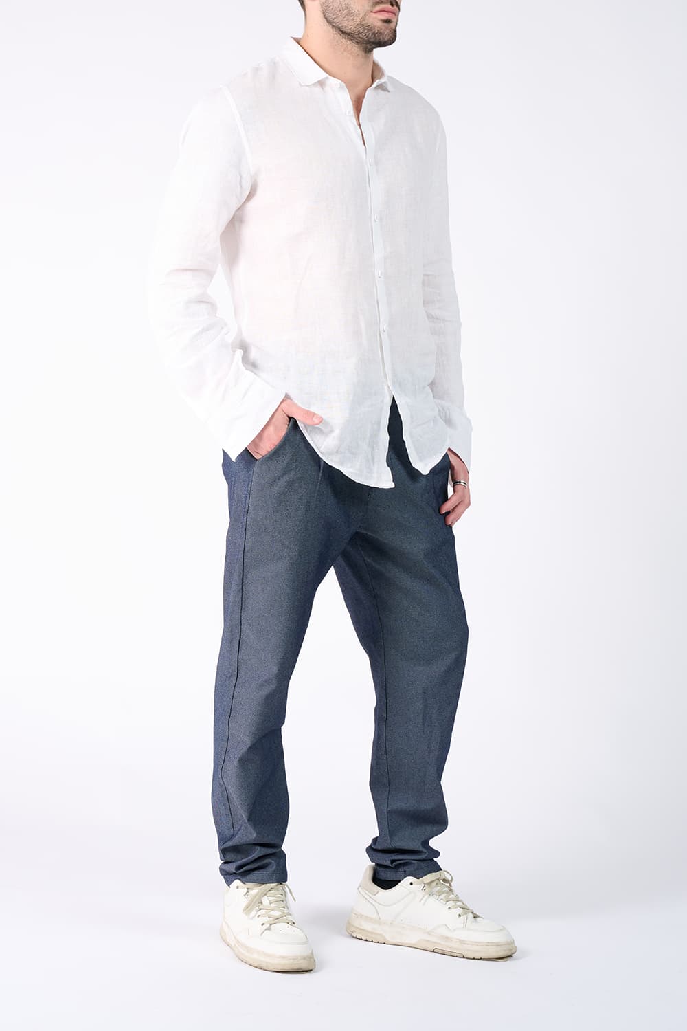 Camicia Uomo Lino - Barone Firenze
