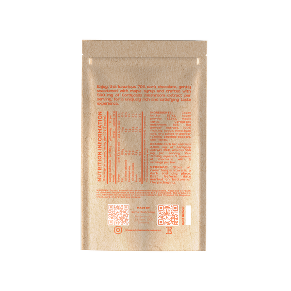 Cordyceps chocolate bar
