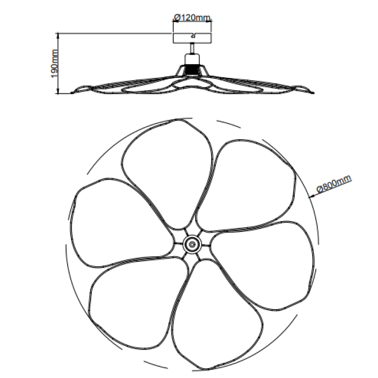 Chericoni Corvo Ceiling Lamp - 1 Light - Ø 80 cm - Italian Design - Dutch Manufacturer