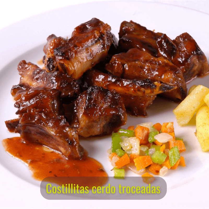 1 kg de Costillas de cerdo Abrasador troceadas
