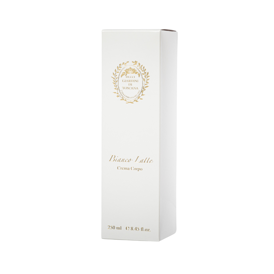 Crema Corpo Bianco Latte - Confezione - Giardini di Toscana