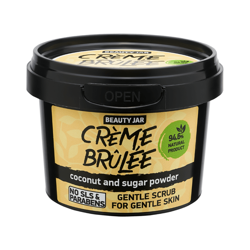BEAUTY JAR FACE SCRUB CREME BRULEE