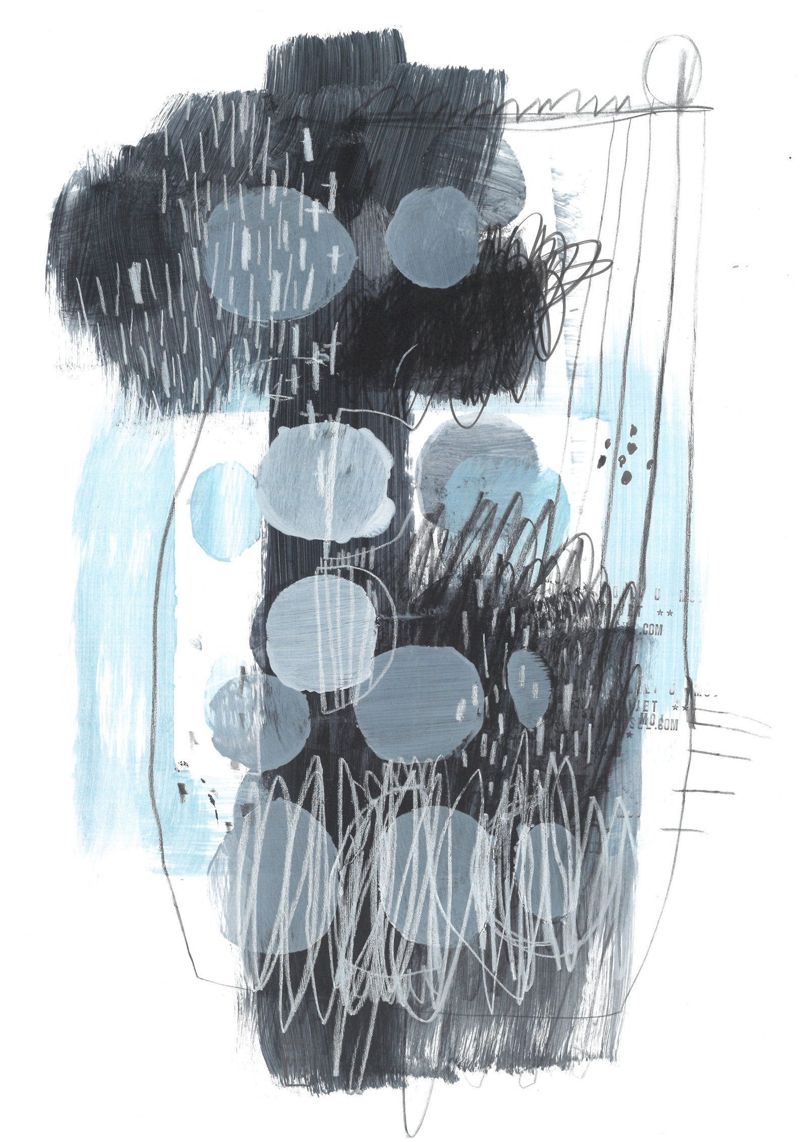 Black Gray Dots 3