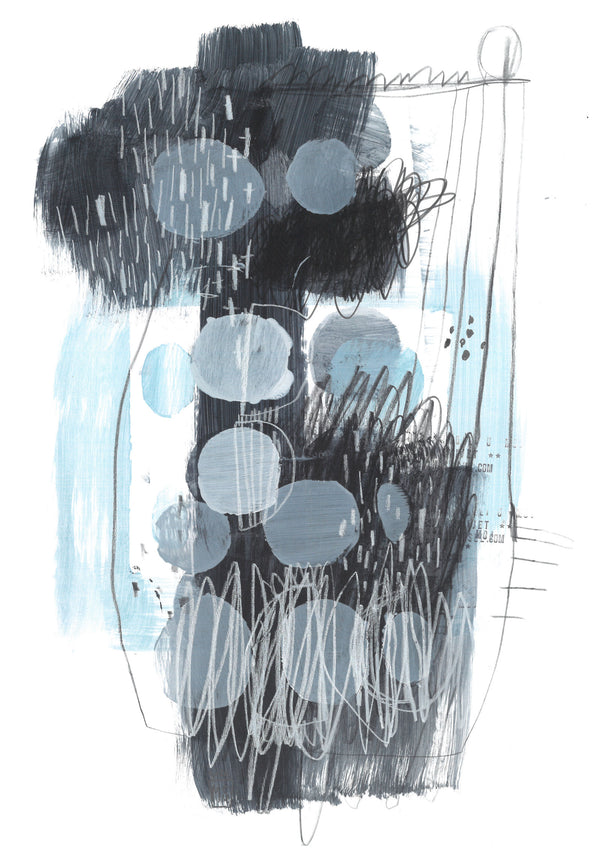 Black Gray Dots 3