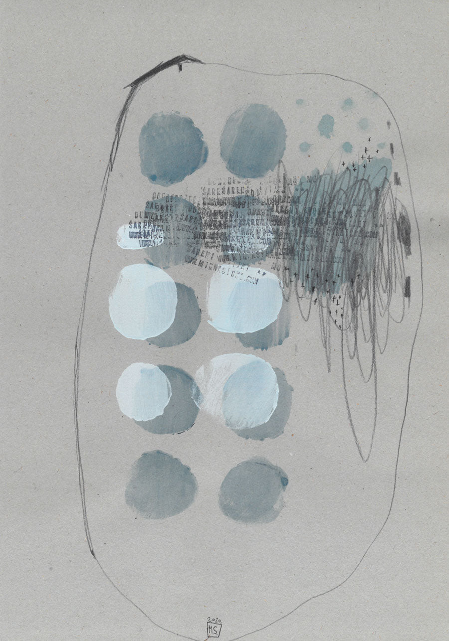 Black Gray Dots 5