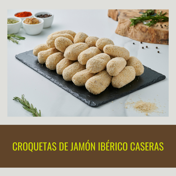 1 kg of Homemade Iberian Ham Croquettes, Approximately 30 units