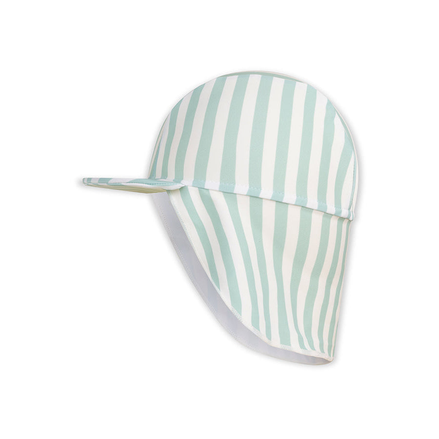 Crosslines | Green/White Striped UV Sun Cap