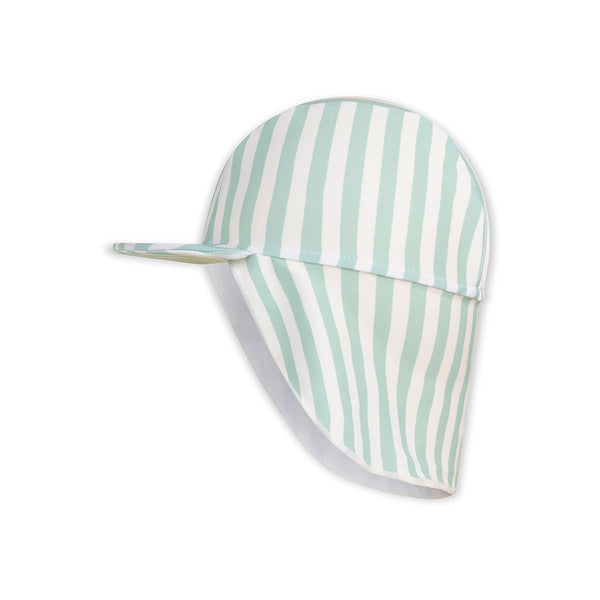 Crosslines | Gorra Solar UV a Rayas Verde/Blanca