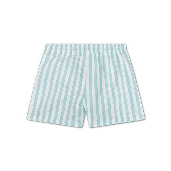 Crosslines | Green/White UV Swim Shorts for Boys