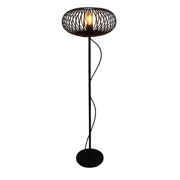 Chericoni Curvato Floor Lamp – 1 light – Ø40 cm – E27 – Height 59 or 143 cm – Black