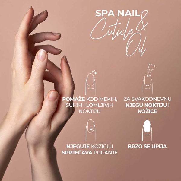 SPA Nail & Cuticle Oil - Cozy Cinnamon 10ml