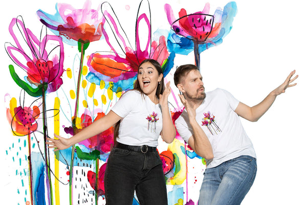 T-SHIRT majica kratkih rukava - muška/ženska Cvijet
