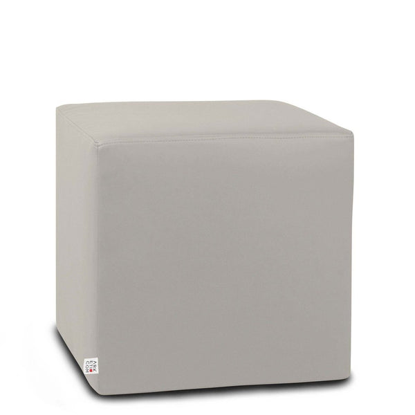 DADO ECO 35, Pouf in Ecopelle Sfoderabile Beige Arketicom