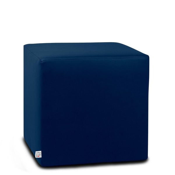 DADO ECO 35, Pouf in Ecopelle Sfoderabile Navy Arketicom