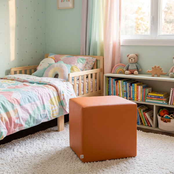 DADO ECO 42, Eco-Leather Pouf Zip 42x42 h42
